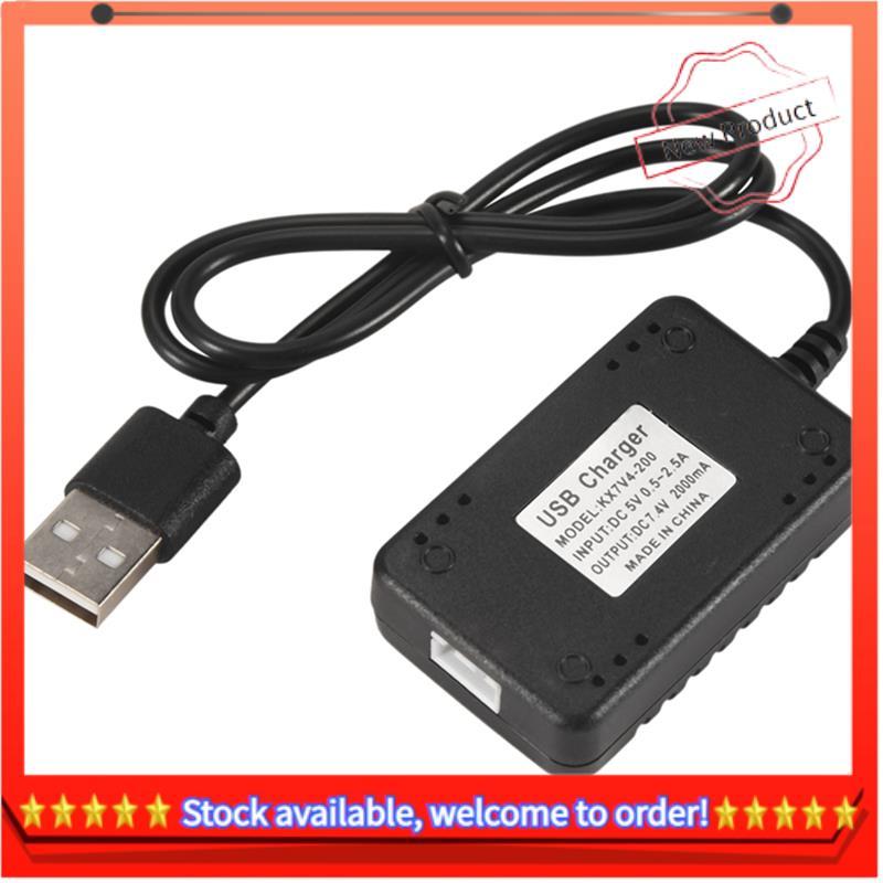 Bộ sạc USB nhanh 7.4V 2000Mah XH-3P cho 144001 XK K130 12428 A959-B A979 A979-B K989 K969 Xe Ô Tô RC