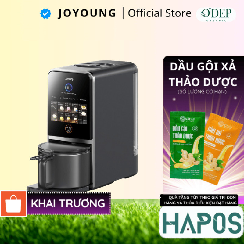Máy nấu sữa hạt đa năng làm sạch tự động Joyoung JSCB-K7 PRO công nghệ khử Purin chuyên biệt - HAPOS