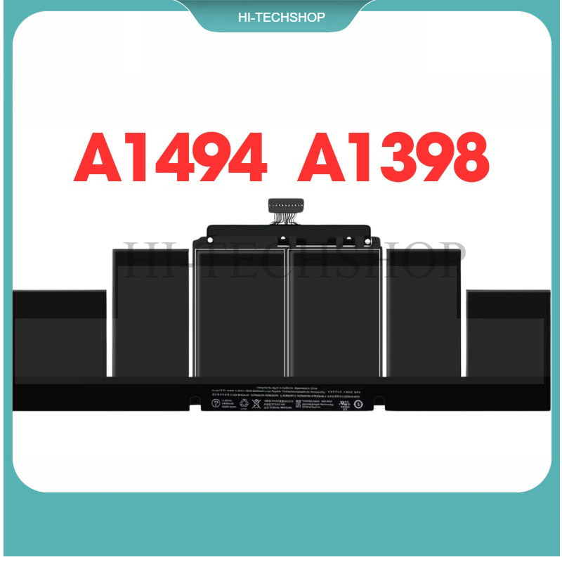 ⭐⭐[ZIN] Pin Laptop A1494 Thay Thế Cho MacBook Pro 15" Retina A1398 Late 2013 Mid 2014 A1494