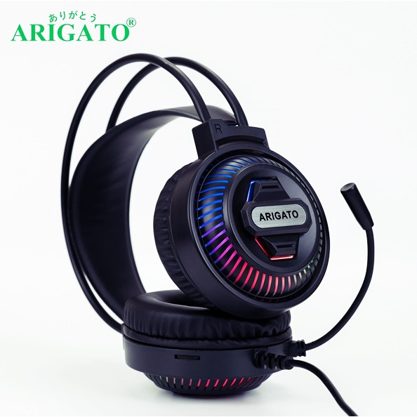 Headphone Gaming Arigato USB 7.1 Black