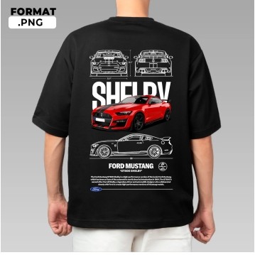 Áo thun Ford Mustang Shelby Gt500 Jersey