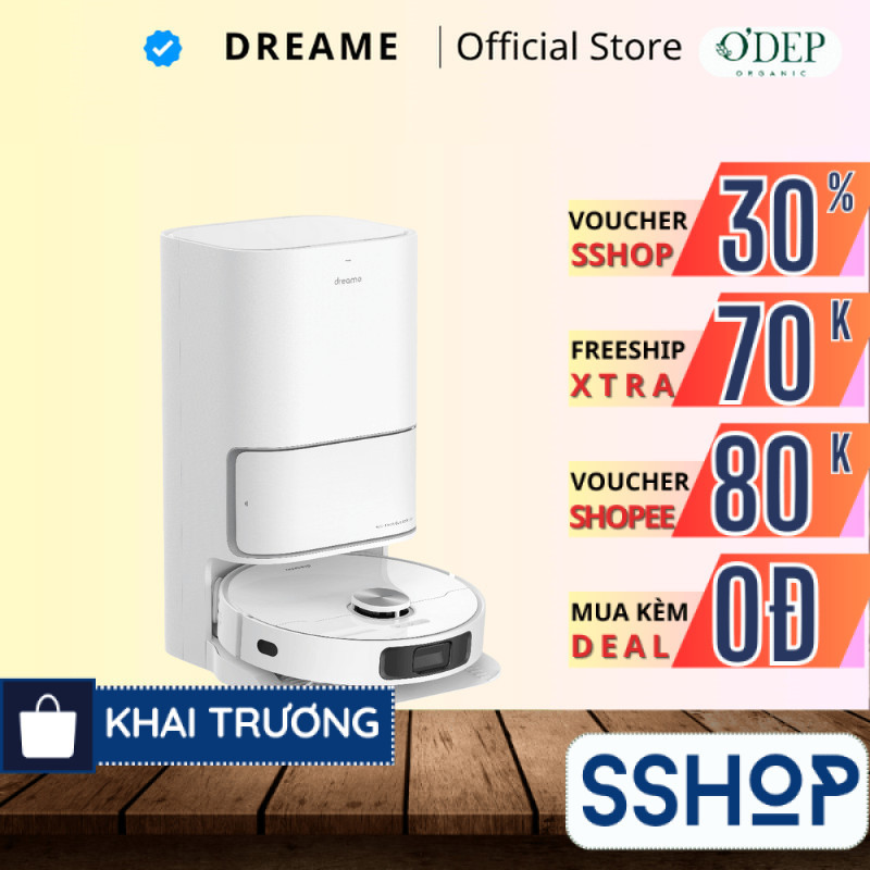 Robot lau sàn hút bụi tự làm sạch Dreame Bot L10 Ultra/ L10s Ultra Gen 2/ D20 Ultra/ L10s Ultra Gen 