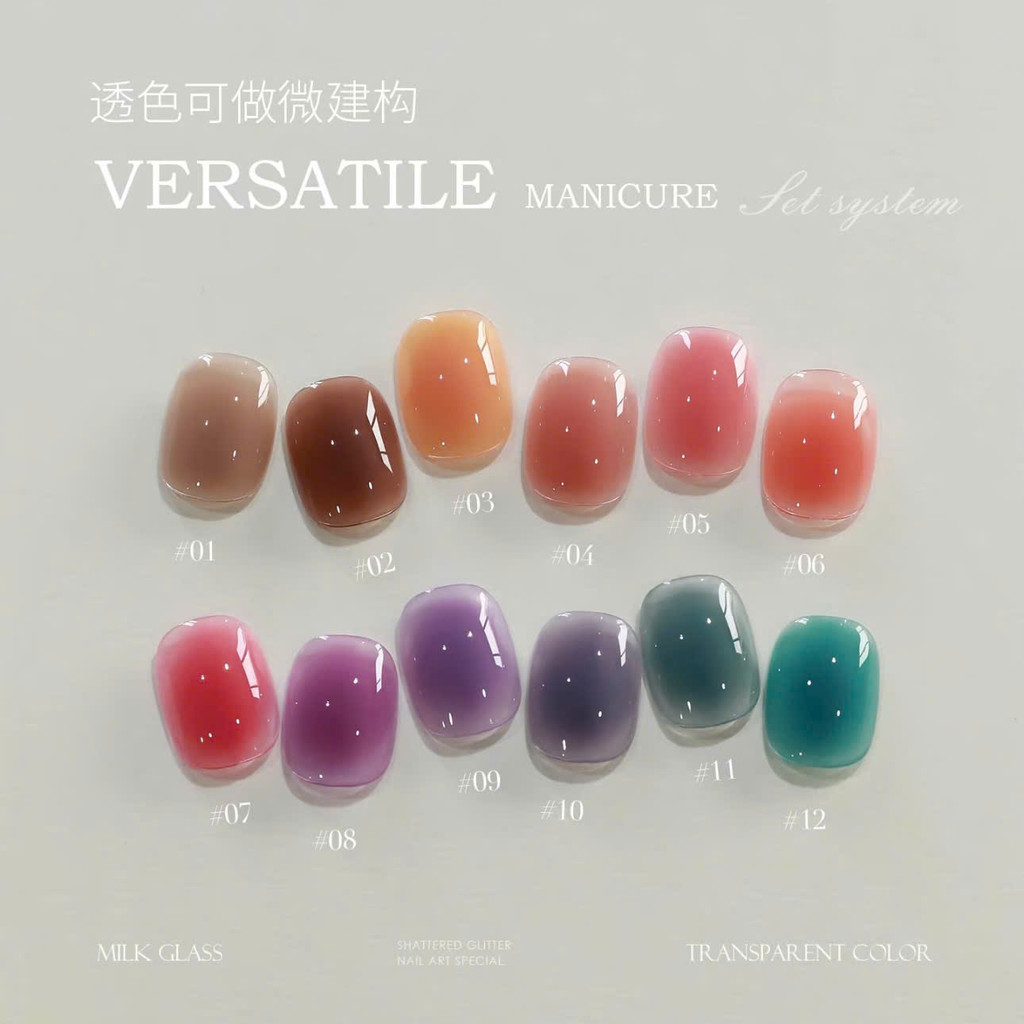 Sơn gel tone thạch cam ,thạch vàng ,thạch hồng -thạch tím