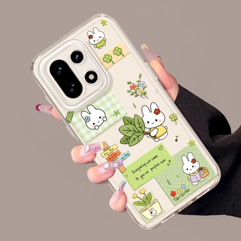 Lá Bưởi Miffy Thích Hợp OnePlus 15T Vỏ Điện Thoại Phong Cách Mới 1Plus 15 Trong Suốt Chống Sốc 13T B