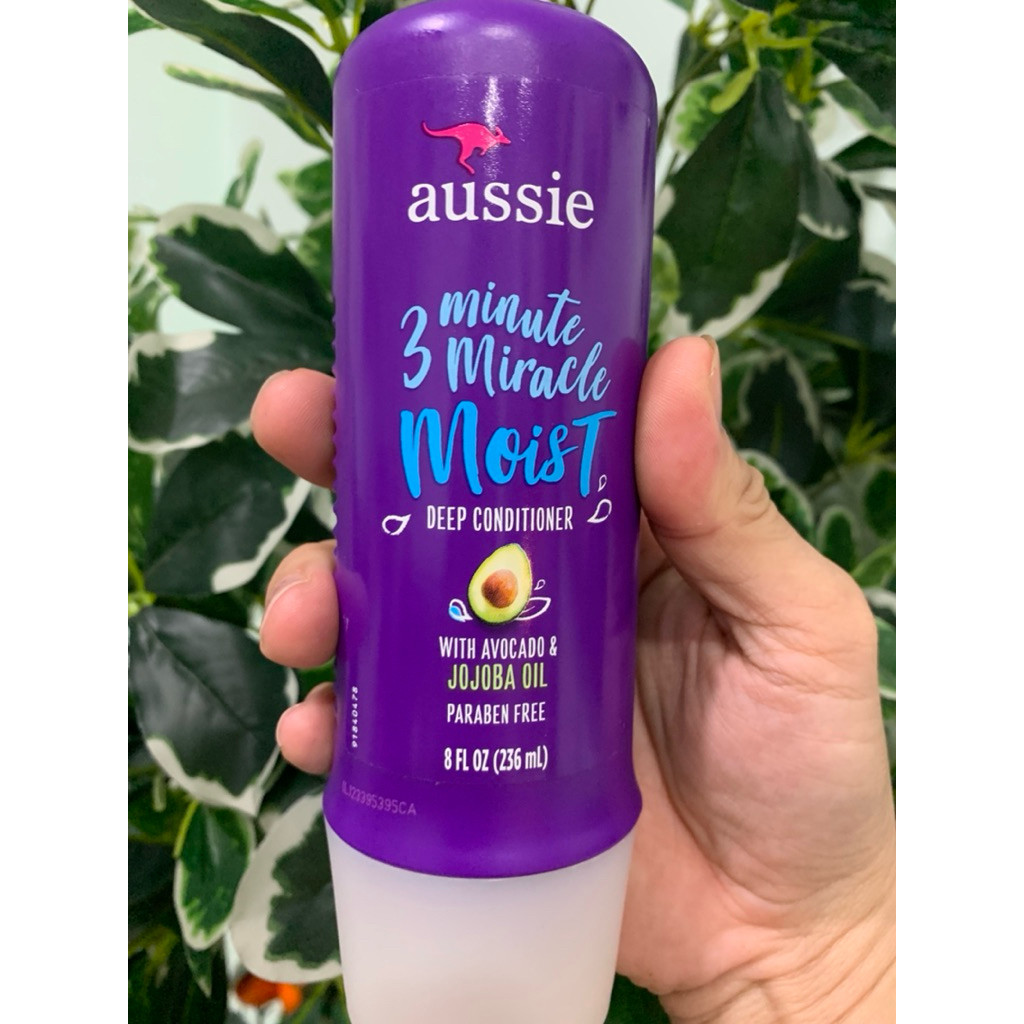 Dầu xả Aussie Miracle Moist 3 Minute 236ML