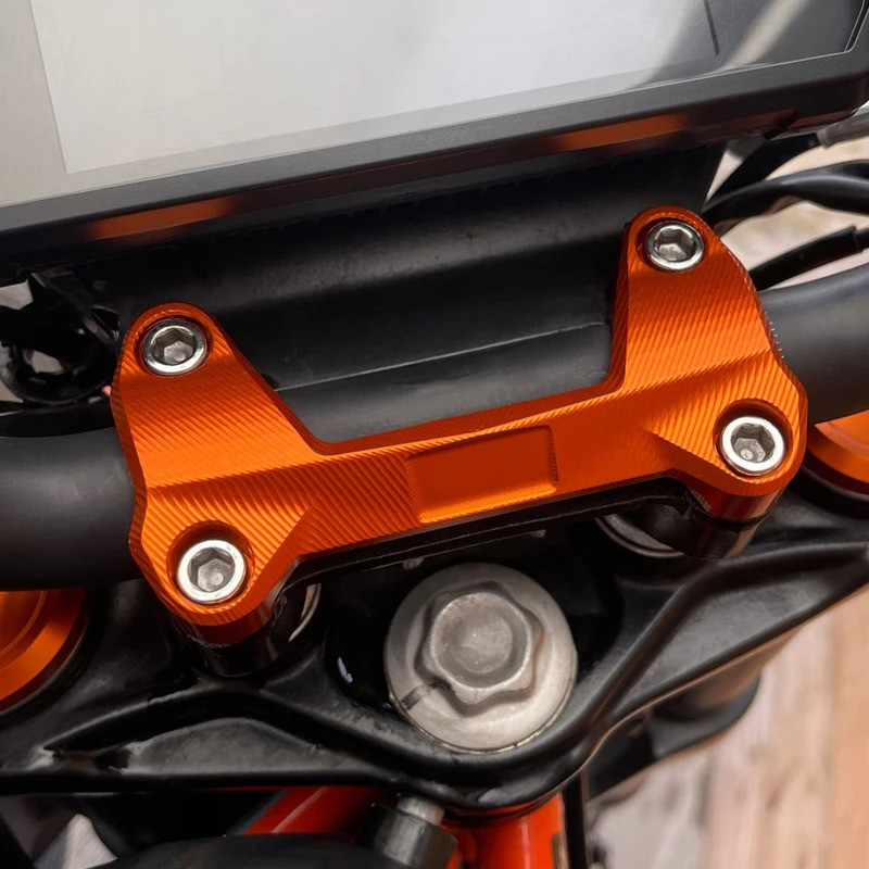 Phụ Kiện Xe Máy Cho KTM DUKE 125 200 390 DUKE 200DUKE 390DUKE 125DUKE Nhôm Tay Cầm Risers Top Bao Kẹ