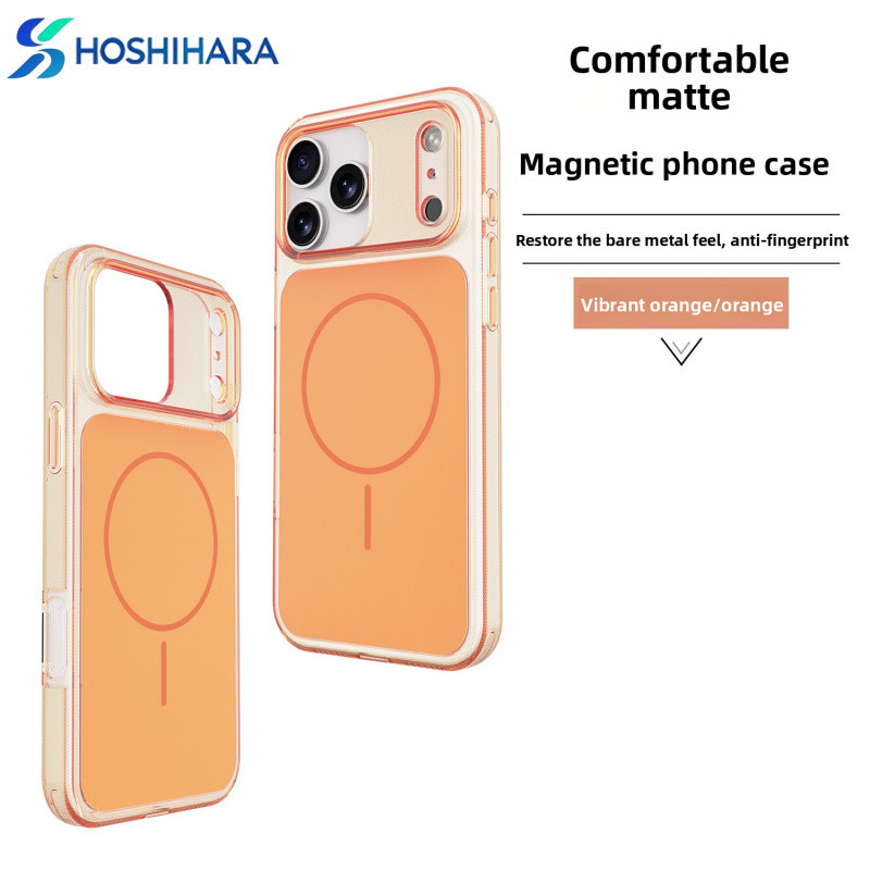 Ốp điện thoại từ tính cảm giác cao cấp cho iPhone 17 17 Air 16 16e 15 14 13 12 Pro Max Vỏ chống sốc 