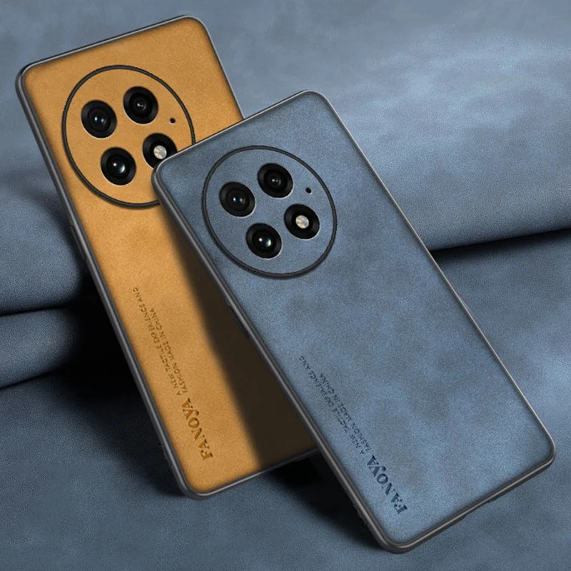 Dành Cho OnePlus 13 Ốp Lưng Da PU Sang Trọng Ốp lưng One Plus 13 5G OnePlus13 Ốp Lưng Silicon Mờ Bảo