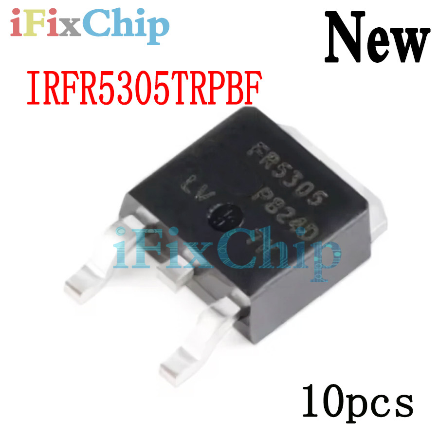 10 Chiếc Mới IRFR5305 FR5305 IRFR5305TRPBF TO-252 Chipset