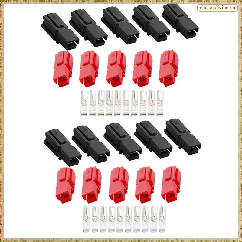 [K O G X] 10 Cặp 30A Amp 600V Power Marine Connector Cực Đỏ Đen Cho