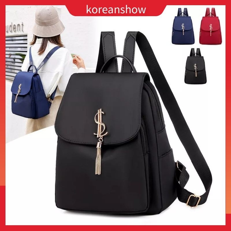FRT Túi Gói Ba Lô Nữ Ba Lô Nữ Bagpack Beg Pack Bagpack Phong Cách Hàn Quốc Thời Trang Nylon Chống Th