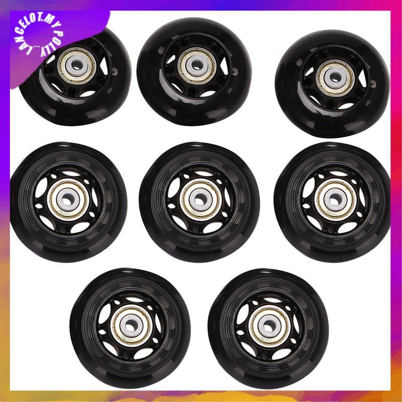 [87MY] 8 gói Bánh xe trượt patin nội tuyến, Bánh xe trượt patin trong nhà / ngoài trời, Bánh xe thay