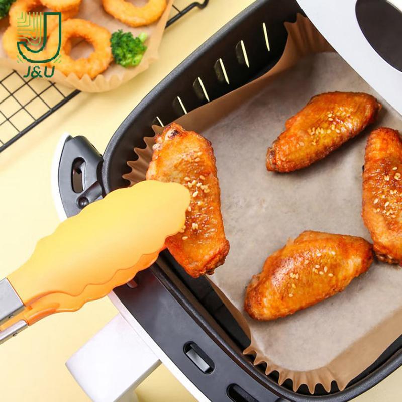 J & U Kitchen Air Fryer Paper Bake Oil-Absorber Air Fryer Accesories Disposabbl Mới