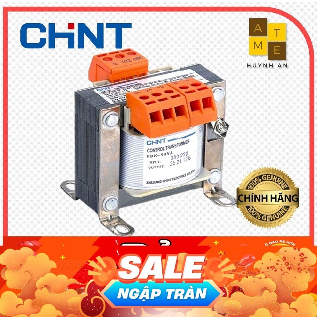 Biến áp cách ly 1 pha NDK công suất 25-50-100-150VA, Đầu vào 220/380/415V - Đầu ra 12/24/48/110/220V