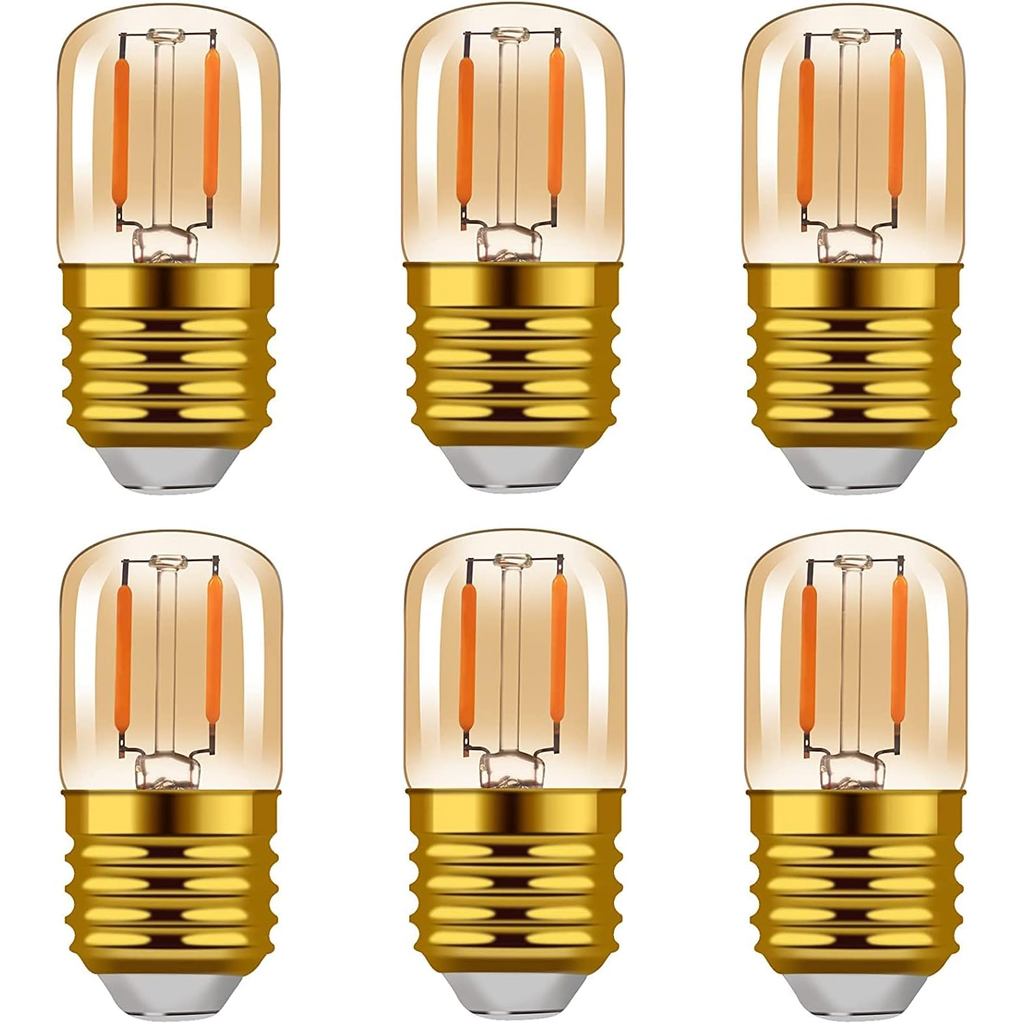 Bóng đèn ngủ LED Edison công suất thấp 1W Ấm áp, Bóng đèn Mini cổ điển T28 10W Sợi đốt bằng nhau, Bó