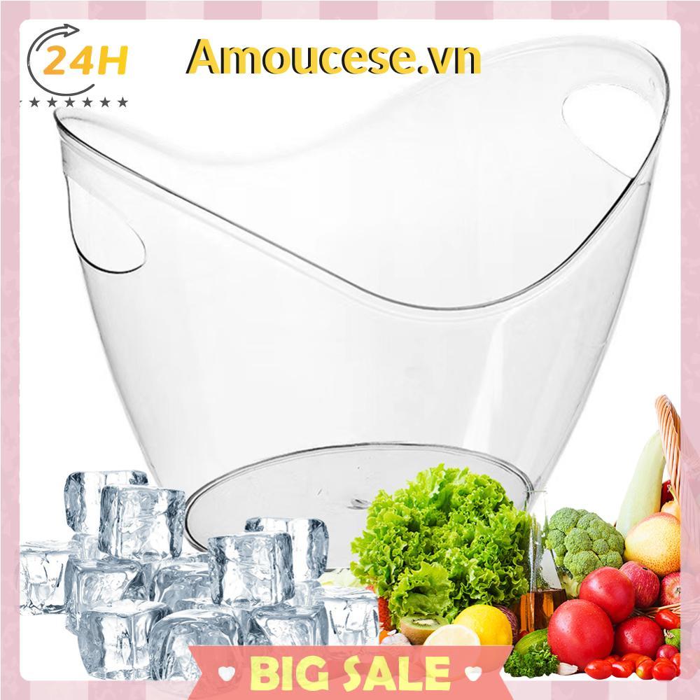 Xô Đá 3.5 Lít Xô Rượu Có Tay Cầm Xô Uống Rượu Champagne Bia