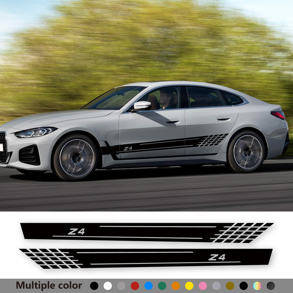 2 Chiếc Cửa Xe Bên Miếng Dán Dài Sọc Vinyl Phim Trang Trí Đề Can Áp Dụng Cho Bmw M4 M5 M2 M3 F80 G82