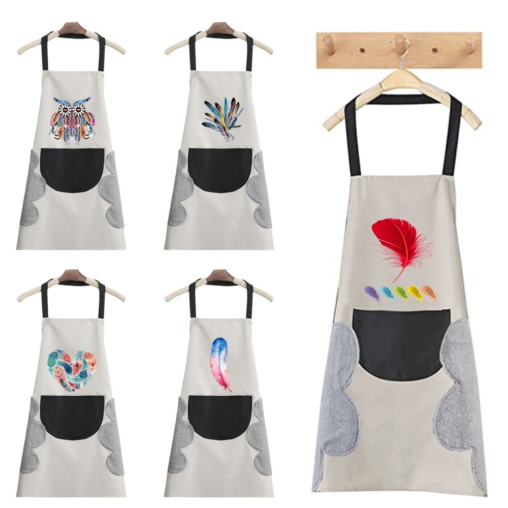 Lightweight Universal Sleeveless Apron Kitchen Home Cooking Apron Oil-Proof &Waterproof Cooking Work
