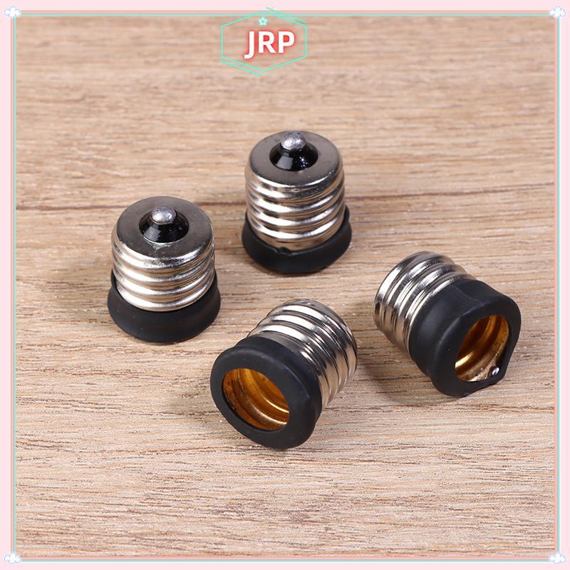JRP 2 Cái E17 Sang E12 / E14 Giá Đỡ Đèn Led Chiếu Sáng Đế Chuyển Đổi Vít Bóng Đèn Ổ Cắm Adapter LED 