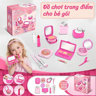 Bộ Đồ Chơi Trang Điểm Cho Bé Gái,Mô Phỏng,Túi đựng đồ trang điểm，An Toàn Cho Bé Gái