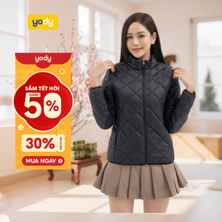  Áo khoác phao nữ 3S trần trám YODY siêu ấm siêu gọn siêu nhẹ áo khoác thu đông WCPJ25F039 