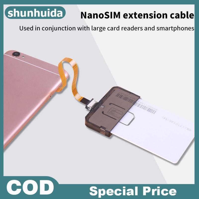 Shunhuida Nano 4FF Bộ Chuyển Đổi Thẻ Sim Cáp Nối Dài FPC Sang Nano 4FF Micro 3FF Tiêu Chuẩn 2FF Sim 
