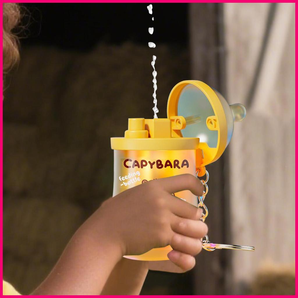Kid Water Soaker Toy Lights Up Kid Pool Squirter có hình dạng chai sữa Đồ chơi xếp nếp tương tác cho