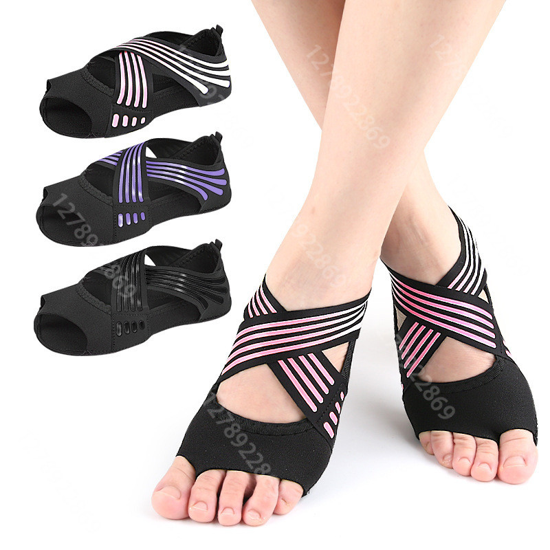 Chuyên Nghiệp Chống Trơn Trượt Tập Yoga Giày Đế Mềm Chống Trơn Trượt Ballet Thể Dục Khiêu Vũ Pilates