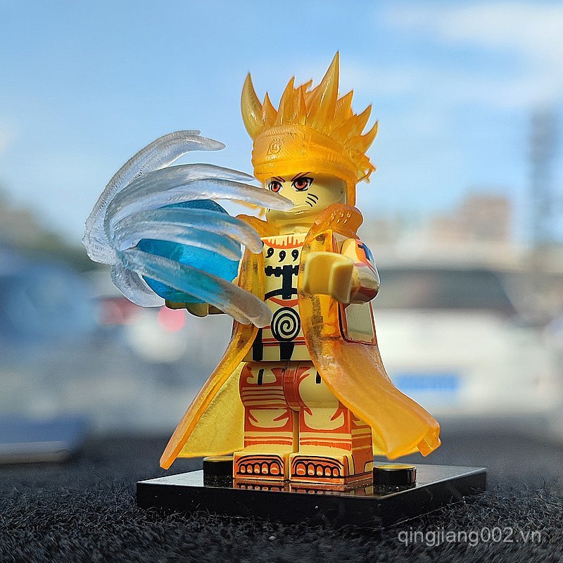 Lắp Ráp Trong Nước Khối Xây Dựng Minifigures Anime Naruto Bên Thứ Ba Ninja Kurama Naruto Xoắn Ốc Mar