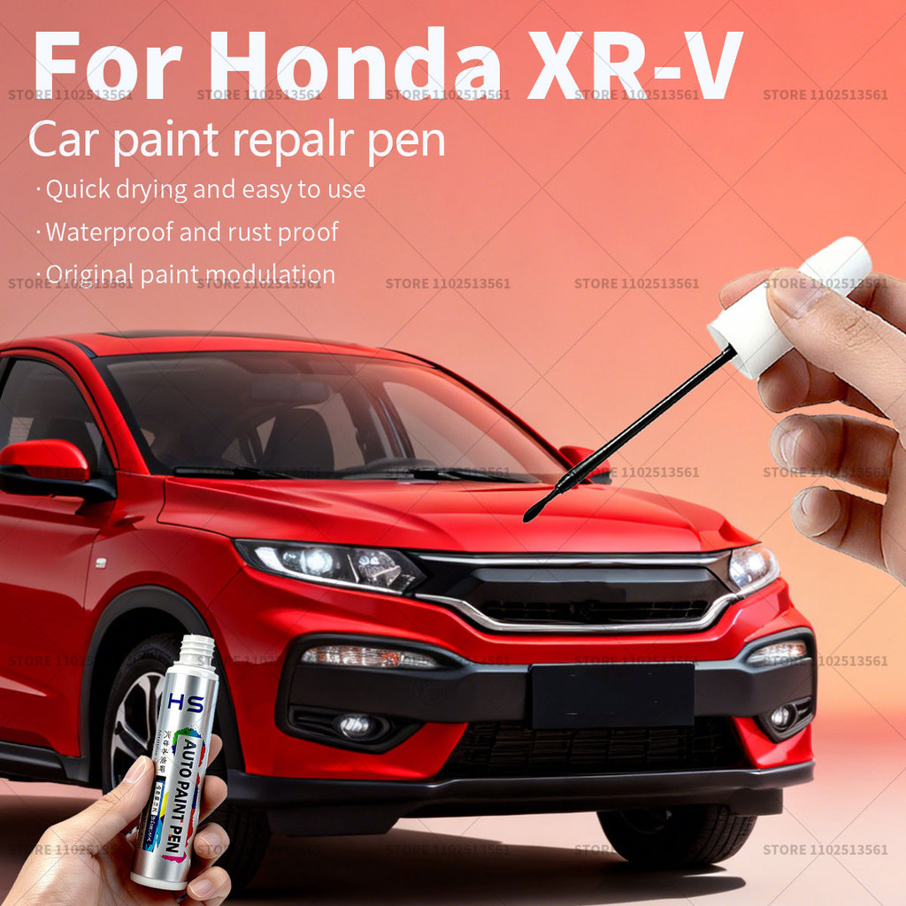 Dành Cho Xe Honda XR-V Sơn Sửa Chữa Bút Chạm Lên Trầy Xước DIY Phụ Kiện Ô Tô Đen NH731P Đỏ R550P Trắ