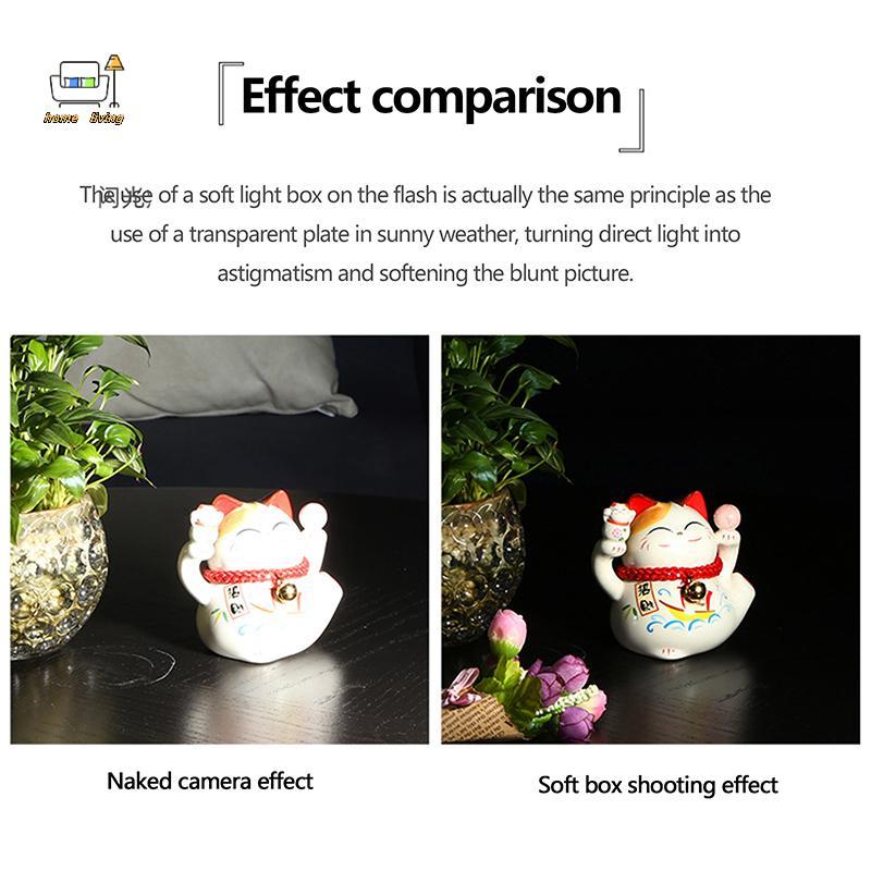 [Onw] Photo Flash Diffuser Dome Bounce cho V1 TT600 V850II V860III TT600 / 520 / 685 / 850 / 860 Fla