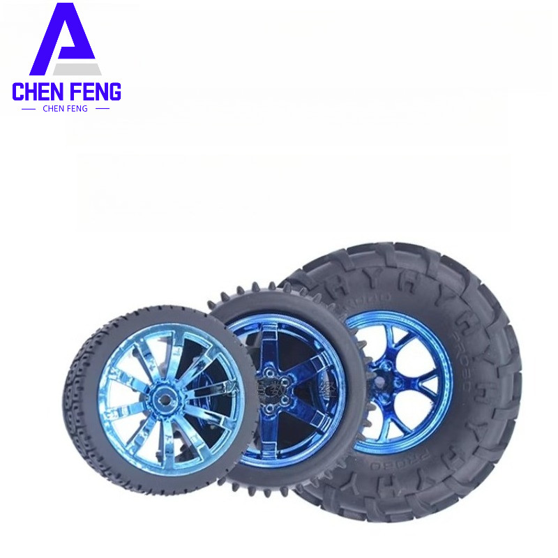 65 / 80 / 85 / 130mm RC Bánh Xe Lốp Cao Su Tay Cầm Cao Su Cho 1 / 10 1 / 12 RC Xe & Robot
