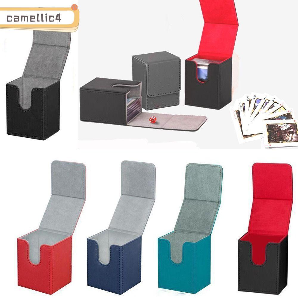 ICAMELLI Deck Box, Storage Organizer Game MTG Trading Card Holder, Collection Box PU Protectors Coll