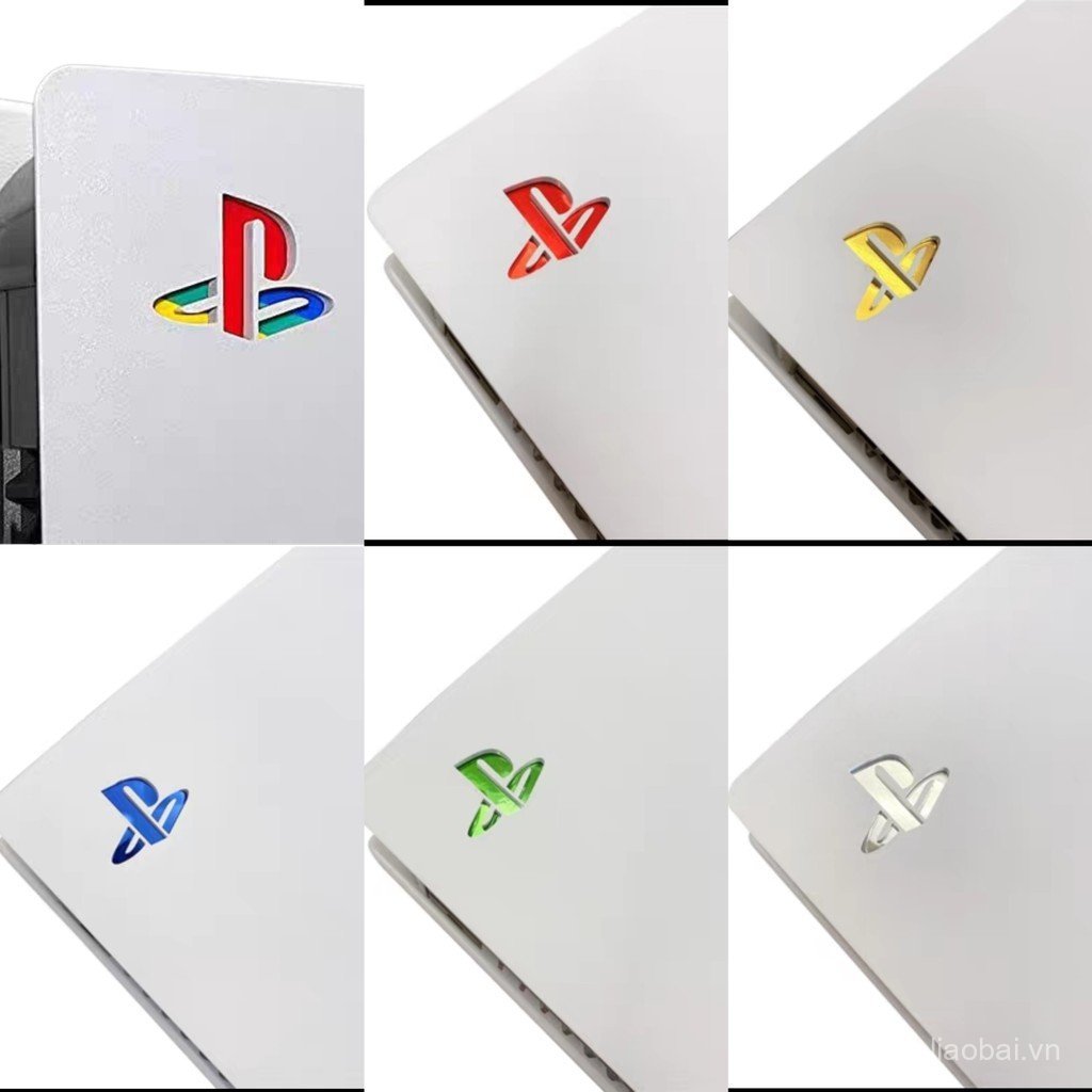 P PS5PRO Máy Chủ LOGO Miếng Dán Mỏng Nhẹ Ps5im LOGO Miếng Dán ps5 Cũ Dày Điện Thoại Miếng Dán ProDIY