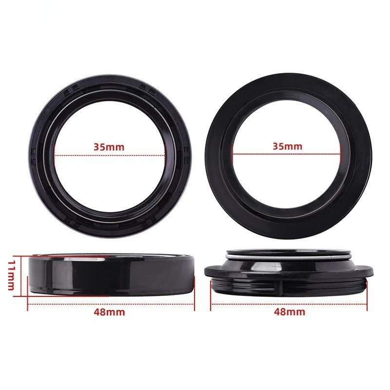 35x48x11 Con dấu dầu phuộc trước 35 48 Vỏ bụi cho BMW K1100 K 1100 K1100LT 1996 K1200 K 1200 K1200GT