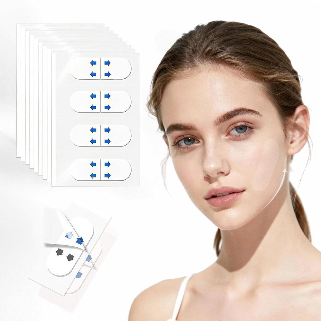 160 CÁINeckTapeLiftingInvisibleforInstantFaceLifting, FaceLiftTapeInvisible, WrinkleTape, DoubleChin