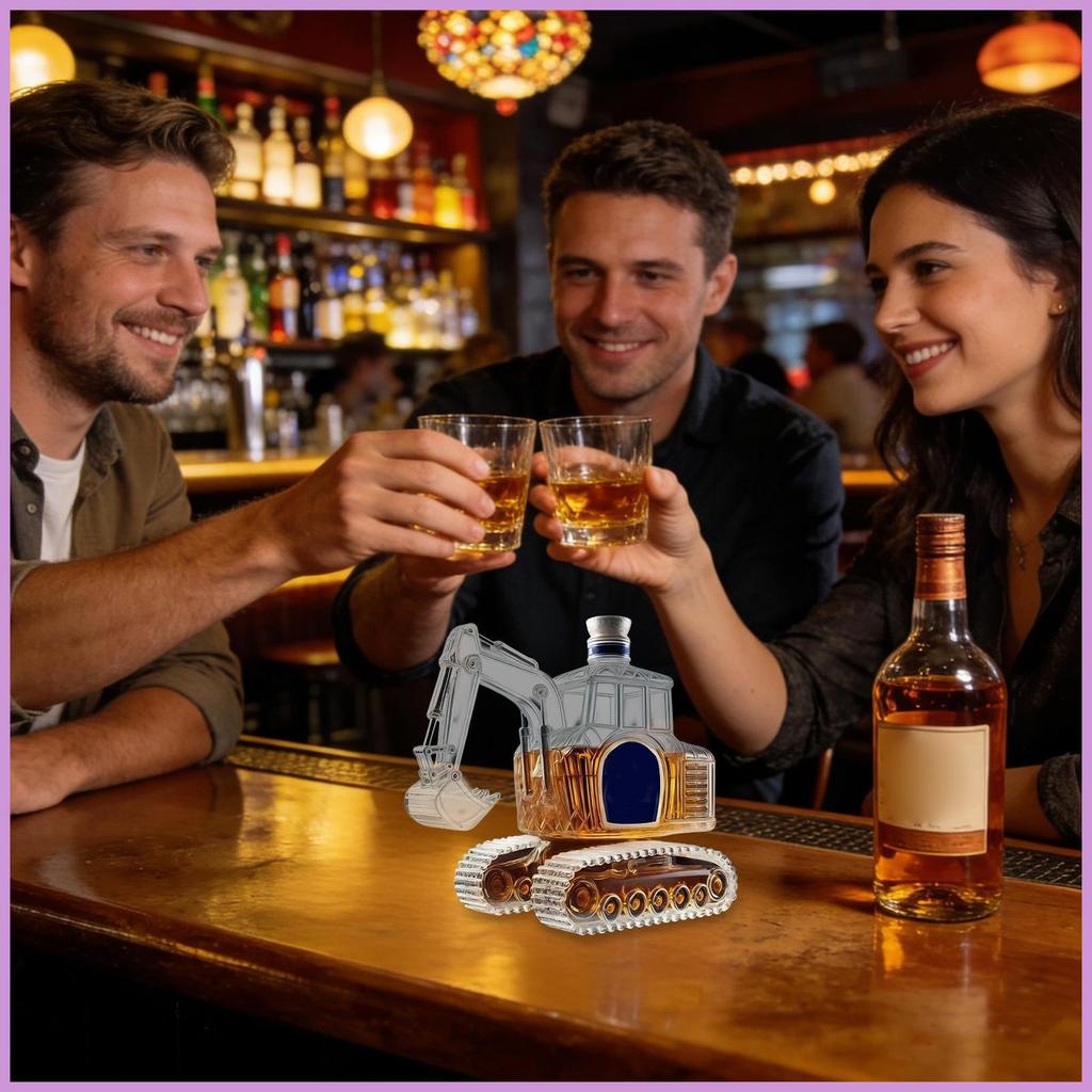 Bình Đựng Rượu Whisky 350ml Bourbon Rượu Rót Đựng Thủy Tinh Bình Đựng Rượu Tượng Cho Bourbon Nhà Tha
