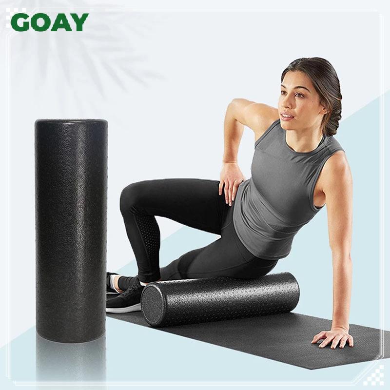 Con Lăn Tập Thể Dục Yoga Foam Roller 3 Kích Cỡ (30cm, 45cm, 60cm), Dụng cụ Massage