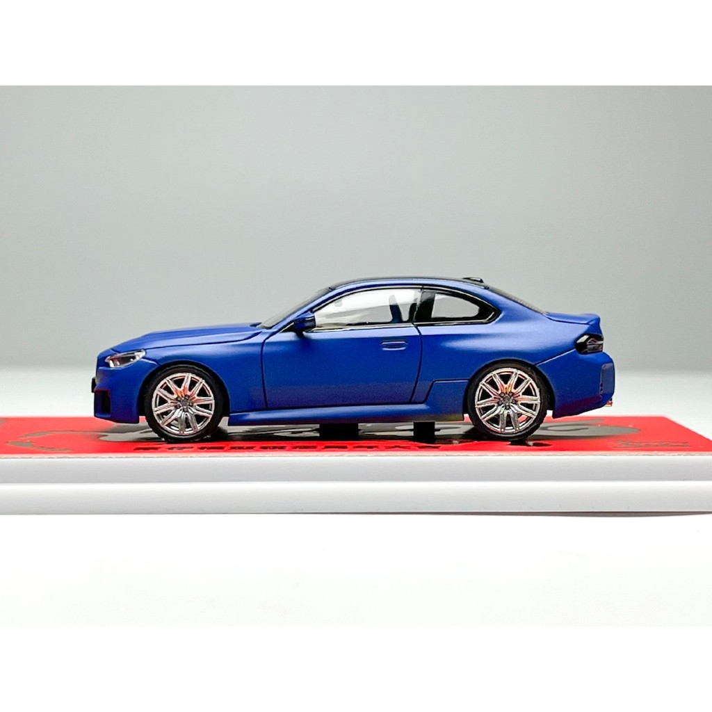 Mybeautyhouse Howie 1: 64 Matt Blue M2 G87 Coupe Mô Hình Thể Thao Diecast Thu Thập Kim Loại Màn Hình