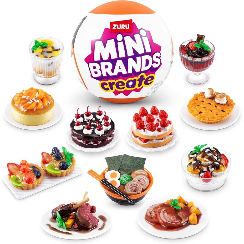 Master Chef Mini Brands Series 1 - Thu thập và tạo 11 món ăn MasterChef, Chơi nhựa DIY, Sưu tập khôn