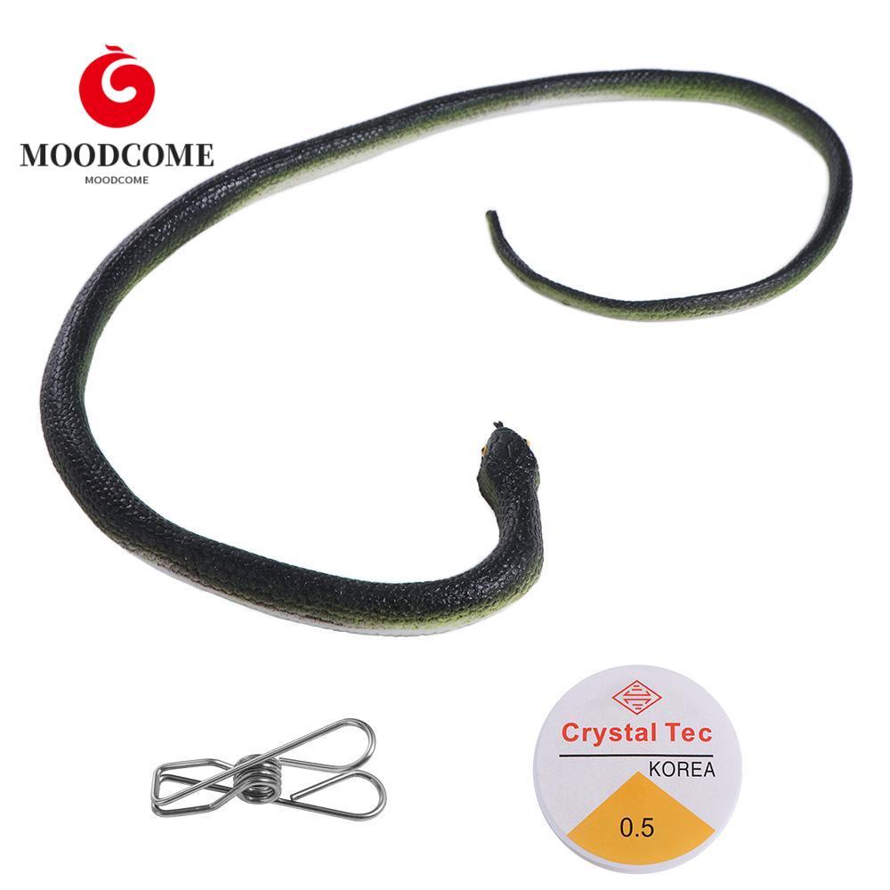 MOODCOME Snake Prank, Món quà ngộ nghĩnh thực tế Đồ chơi xảo quyệt đáng sợ, Đạo cụ Anaconda Mô phỏng