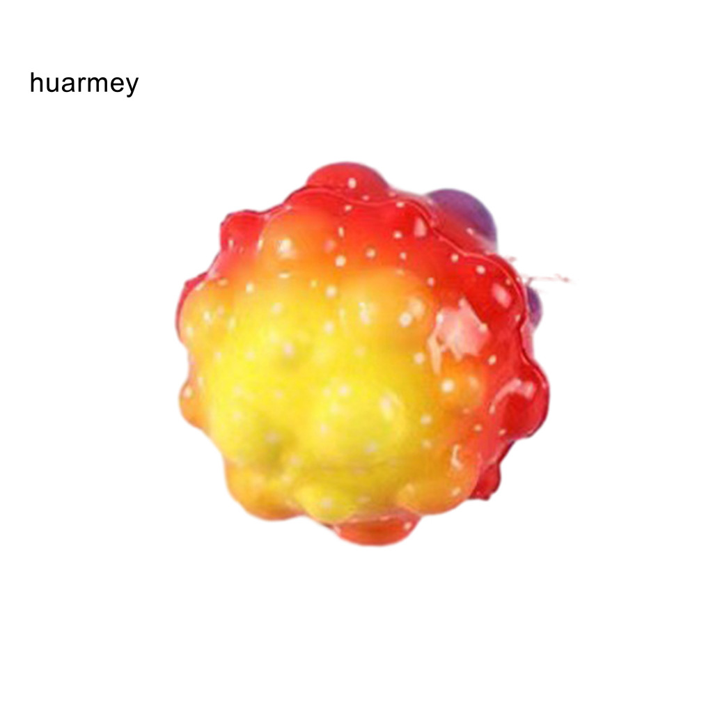 HUARMEY Faux Leather Bounce Ball Hình mặt trăng Bounce Ball Đồ chơi giảm căng thẳng Bóng mặt trăng n
