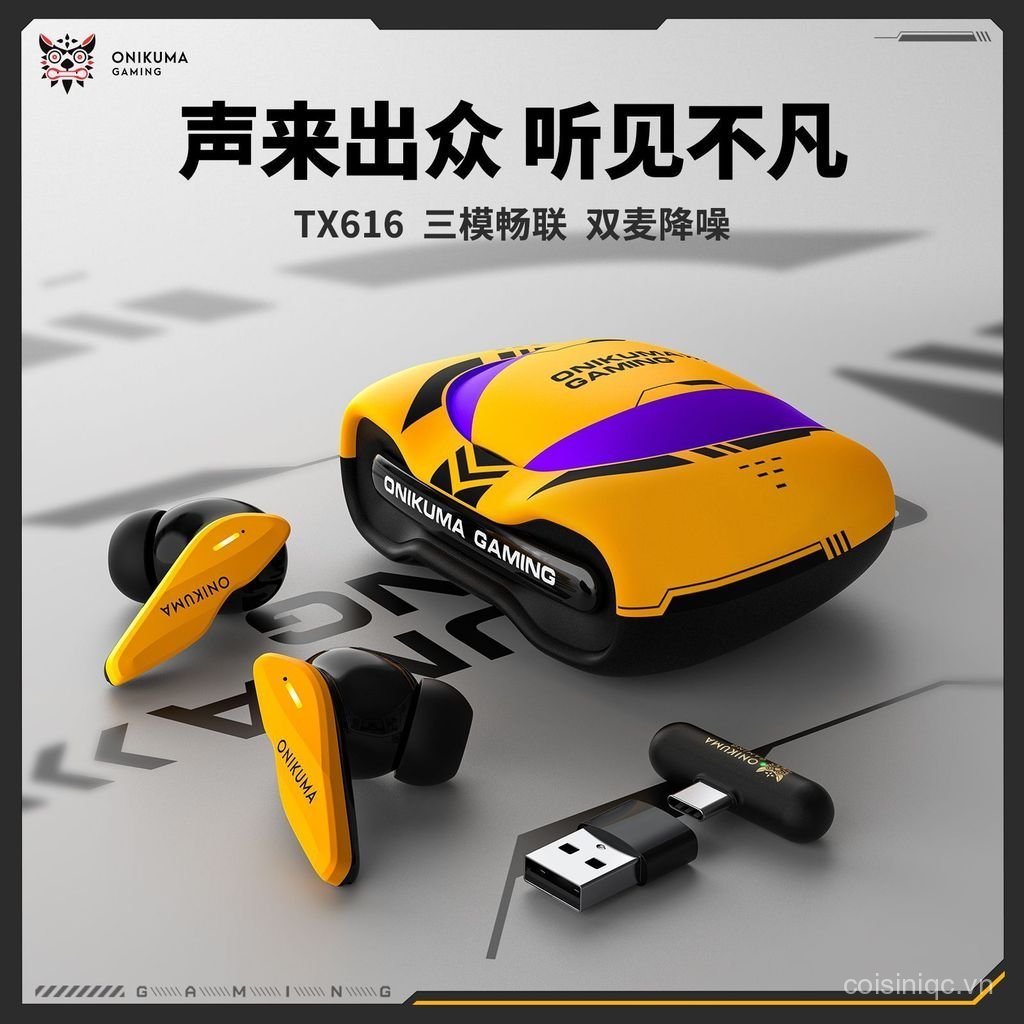 Sản phẩm mới Tai nghe Bluetooth chơi game ba chế độ ONIKA TX616 Tai nghe máy tính mát mẻ 2.4G