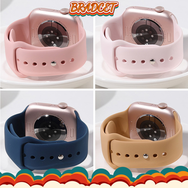 Dây Đeo Thể Thao Trang Chủ Mềm Cho Đồng Hồ Thông Min Smart Watch IWatch Ultra/SE 3 2 Series 11 10 9 