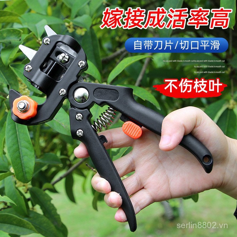Thay mặt Ghép Kéo Dao Ghép Làm Vườn Cắt Tỉa Kéo Cây Con Ghép Dụng Cụ Ghép Cây Trái Cây Ghép Máy RMGN
