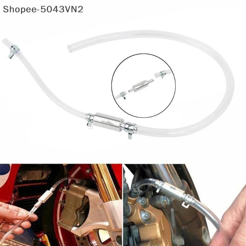 [RE] Bộ Dụng Cụ Chảy Máu Phanh Xe Máy Hướng Dẫn Sử Dụng Bơm Chất Lỏng Ống Silicon OneWay Che Van Chố