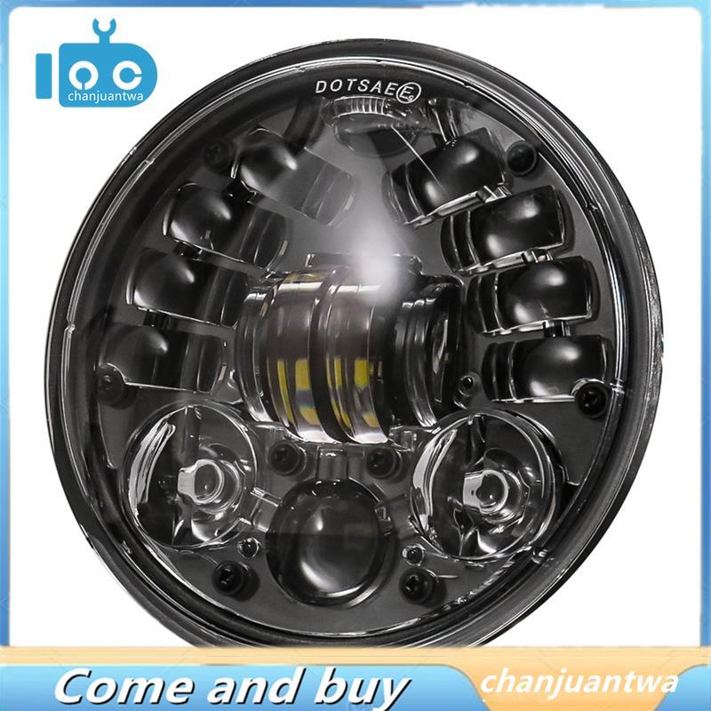 Đa Năng 5.75 Inch Đèn Pha LED 5 3 / 4 Inch LED DRL Hi / Lo 36W Chùm Xe Máy Bật Đèn Pha Chạy Ban Ngày