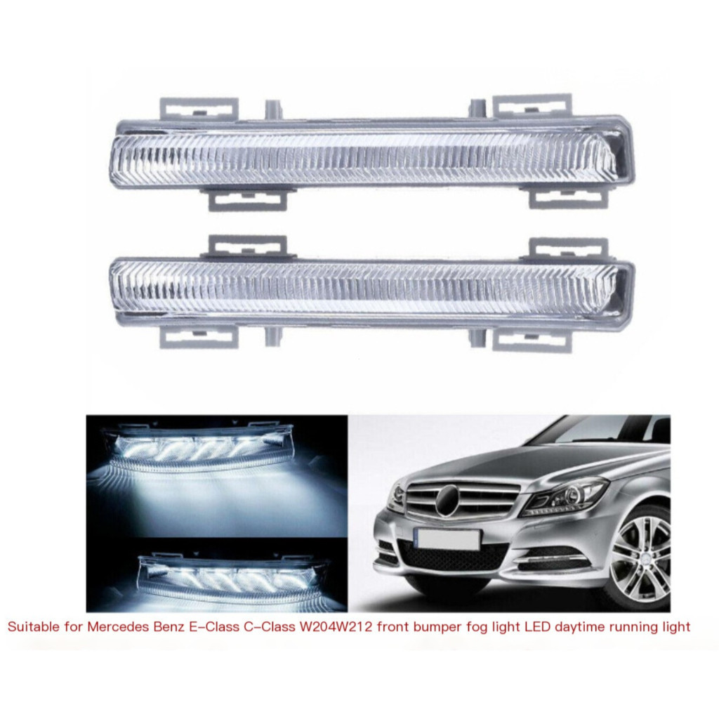 Thích hợp cho Mercedes-Benz E-Class C-Class W204 / W212 C250 C350 E350 Cản Trước Đèn Sương Mù LED Ch