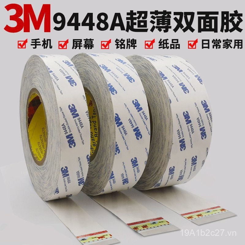 3m9448a Hình dạng đục lỗ dính hai mặt chắc chắn 3m Chất kết dính hai mặt trong suốt Chất liệu đế giấ