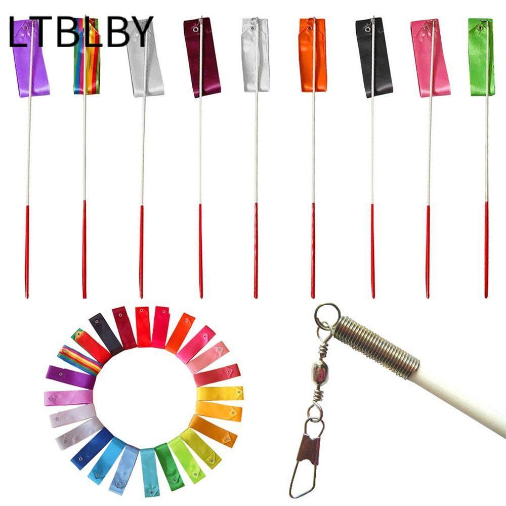 LTBLBY Dance Ribbon Streamer Twirling Rod Phụ kiện nhảy múa 4 mét